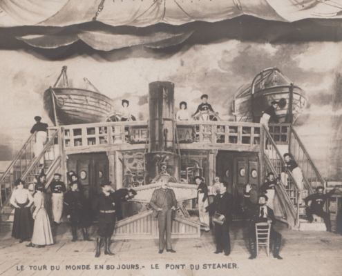 Schiff 80 Tage um die Welt Ballett blank