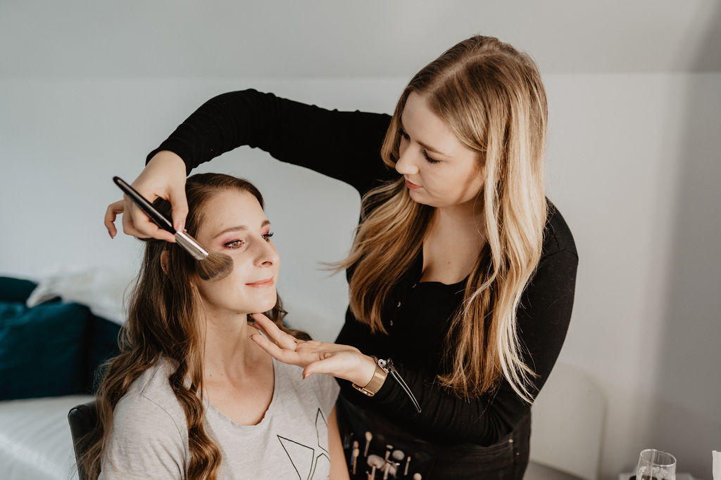 Vintage Brautstyling Make Up Puder Vintage Brautstyling Make Up Puder