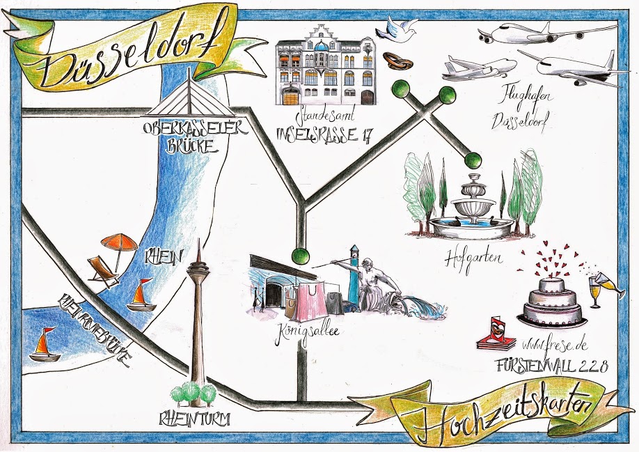 Hochzeitskarten-Wegbeschreibung Hochzeitskarten Wegbeschreibung Brüggen