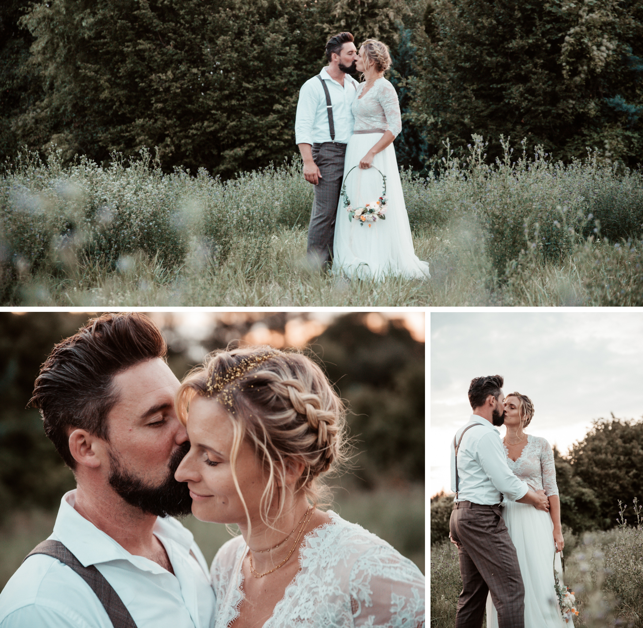 Boho-Hochzeit Brautpaar9 Boho-Hochzeit